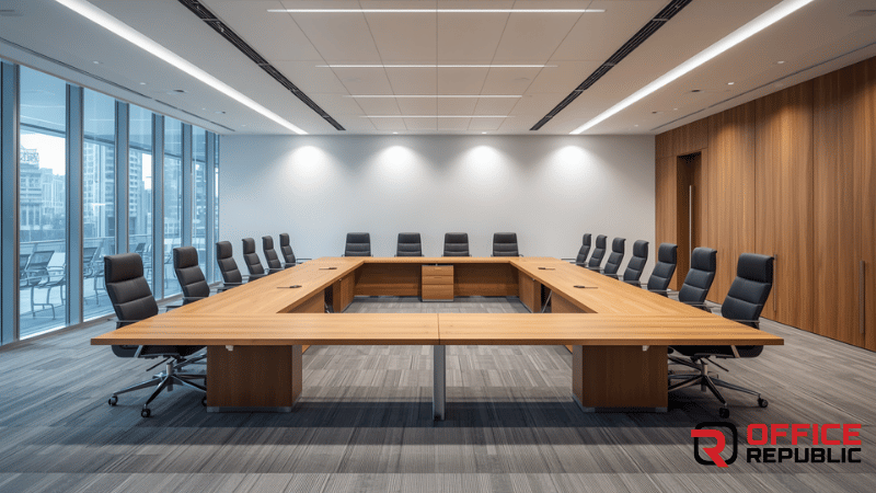 U-Shaped Conference Table