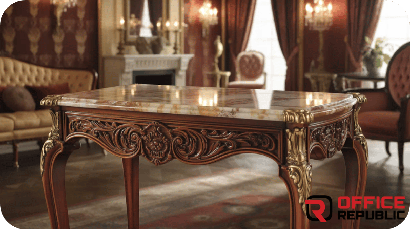 Victorian Console Style Center Table