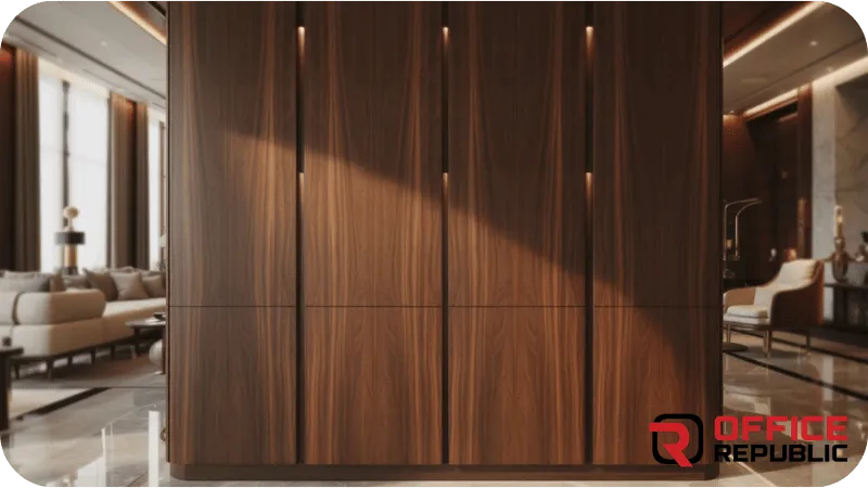 Walnut Finish Luxury Panels
