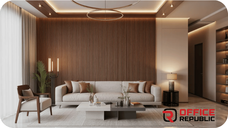 Wooden Slat PVC Panels