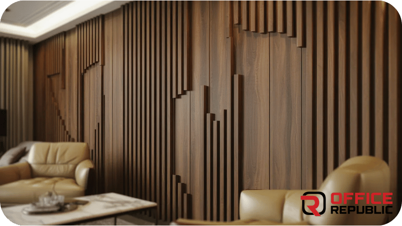Wooden Slat PVC Panels