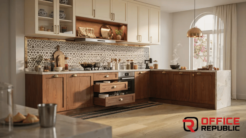 Dual Tone Kitchen Cabinets