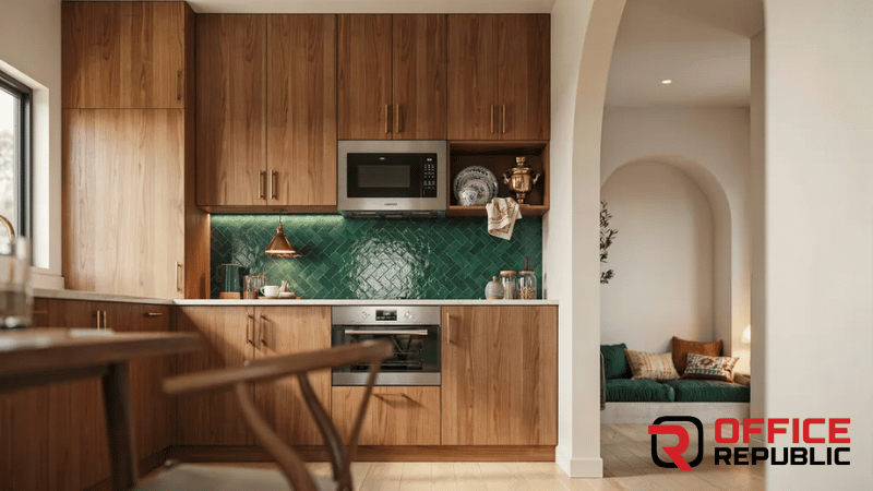Kitchen Cabinet For Microwave Station