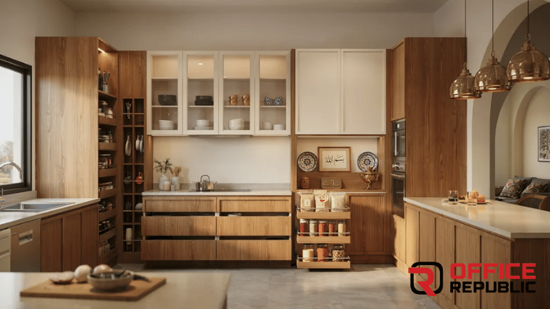 Modular Multi-Storage Kitchen Cabinet