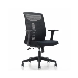 Smooth castor wheels rolling easily under the Grid Staff Chair base