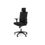 Detailed side shot of smooth armrest pivots on Kross Executive Chair