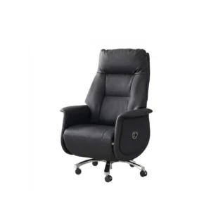 Padded armrest close up detail on Noris Executive Chair unit