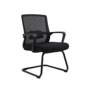 Nuclear Visitor Chair featuring a sturdy steel base frame in lobby