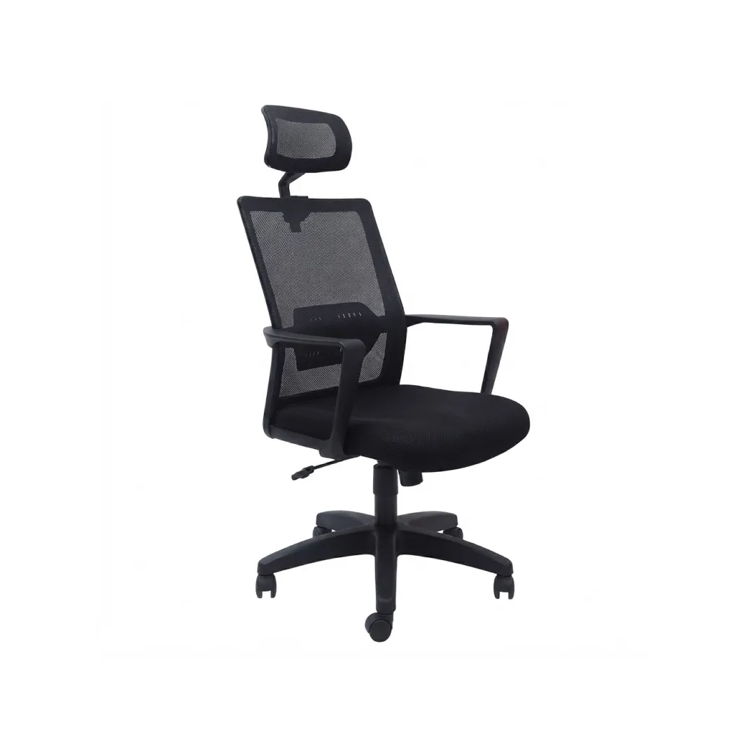 Orbit Manager Chair for Managerial Rooms | officerepublic Close detail of smooth height adjustment lever under Orbit Manager Chair