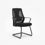 Polar Visitor Chair setup surrounding an executive glass boardroom table
