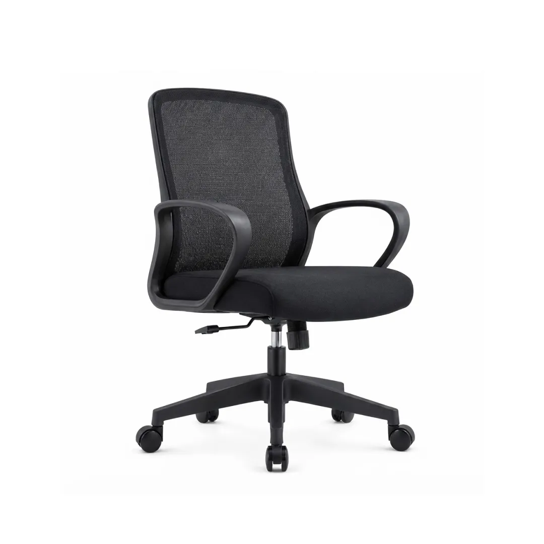 Shop Rovin Staff Chair for Spine Relief | officeerepublic Rovin Staff Chair positioned neatly at a minimalist shared desk
