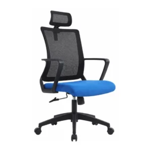 Professional seated using Task Manager Chair at an office desk