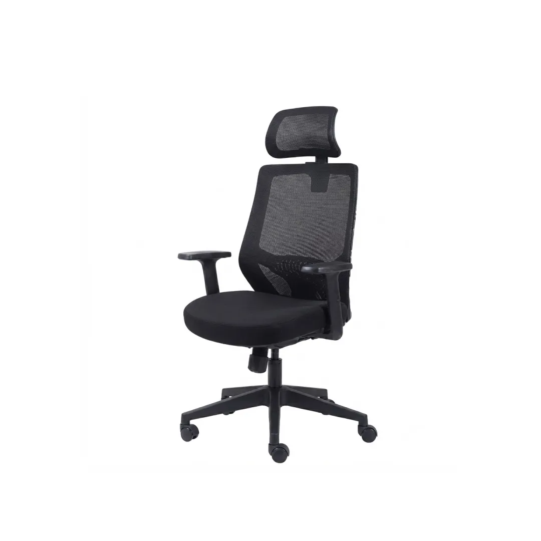 Opal Executive Chair - High Back Support | officerepublic Polished chrome base detail supporting the adjustable Opal Executive Chair unit