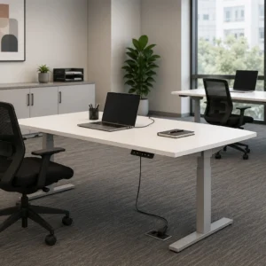 Electric Height Adjustable Workstation for ergonomic office productivity and daily comfort
