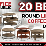 Round Lift Top Coffee Table