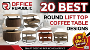 Round Lift Top Coffee Table