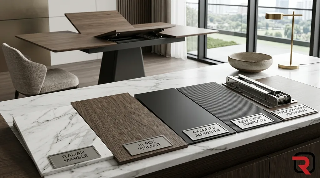 Materials Used in Flip Top Dining Tables