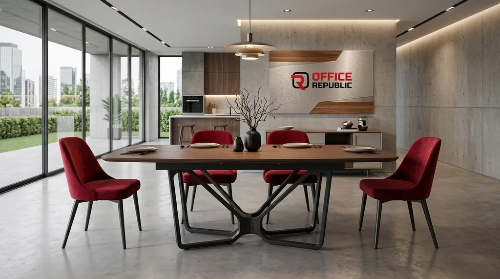 12. Flip Top Dining Table and 4 Chairs Set