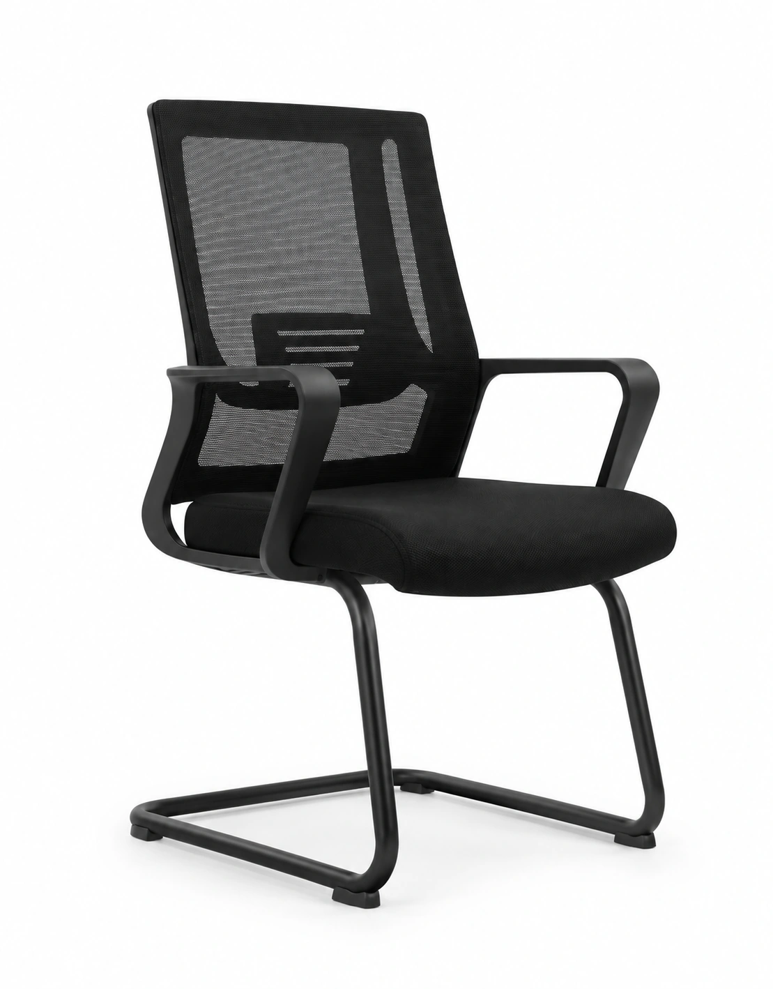 mesh_cantilever_chair_matte_black