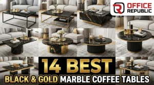 14 Best Black and Gold Marble Coffee Tables
