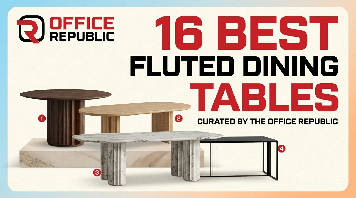 16 Best Fluted Dining Tables