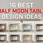 16 Best Half Moon Table Design Ideas