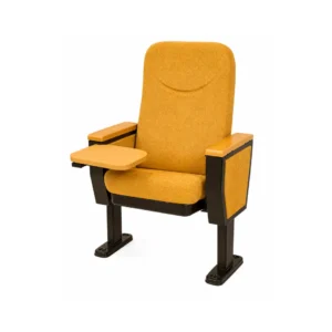 Auditorium Chair - With Tablet units installed in a row inside lecture hall