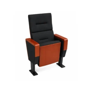 Auditorium Chair - Without Tablet featuring auto-retracting tip-up seat mechanism