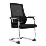 Comfortable contoured back support on the durable Bolt Visitor Chair model