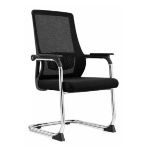 Comfortable contoured back support on the durable Bolt Visitor Chair model