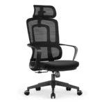 Polished swivel base with smooth casters supporting a Dune Manager Chair