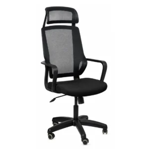 Polished metal base with durable casters supporting Titan Manager Chair