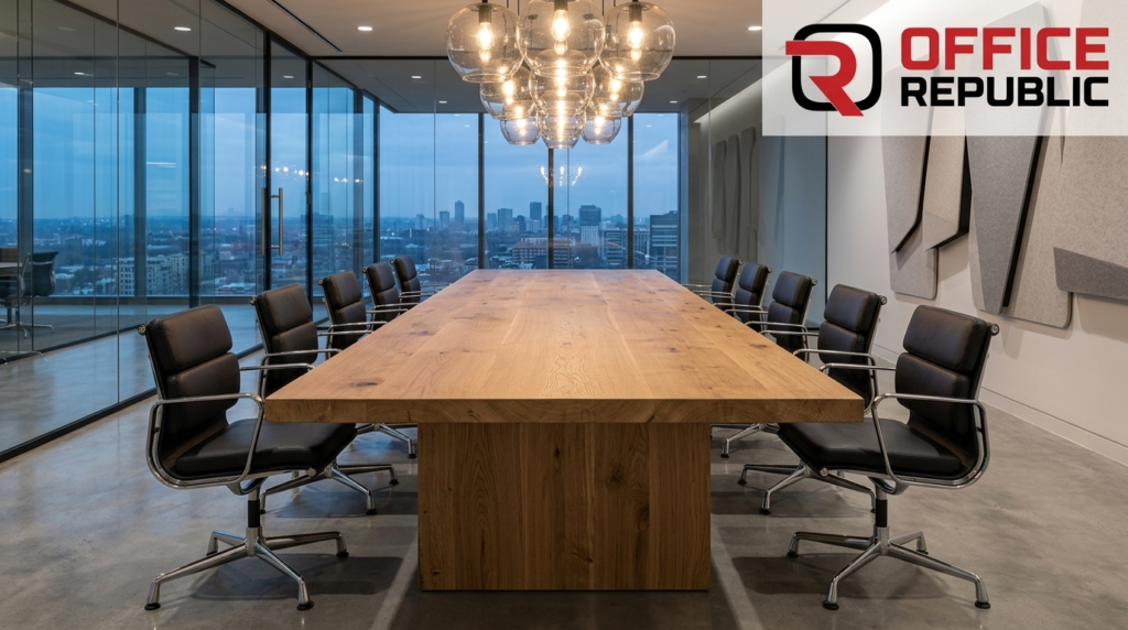 Premium Solid Oak Table for 10, Statement Build