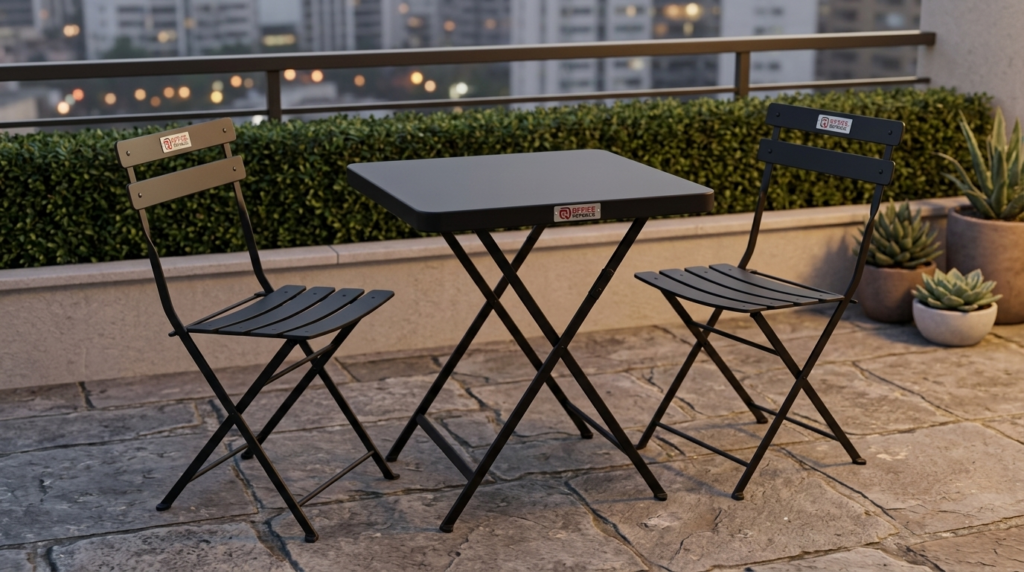 Compact Minimalist Bistro Set