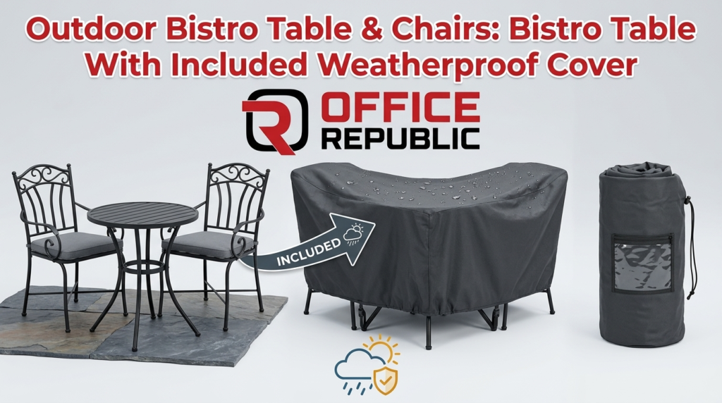 Bistro Table With Included Weatherproof Cover