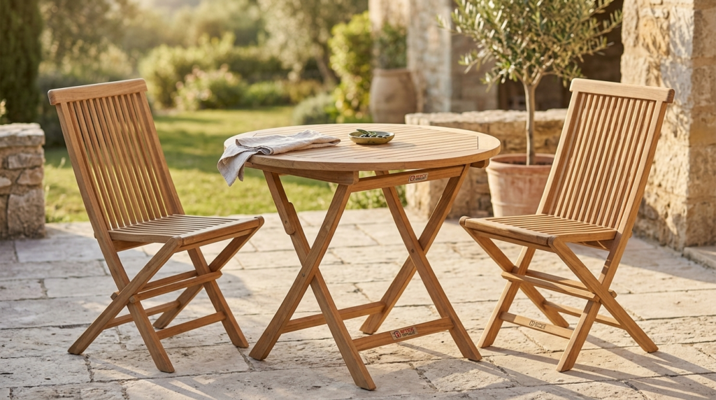 Teak Wood Outdoor Bistro Table