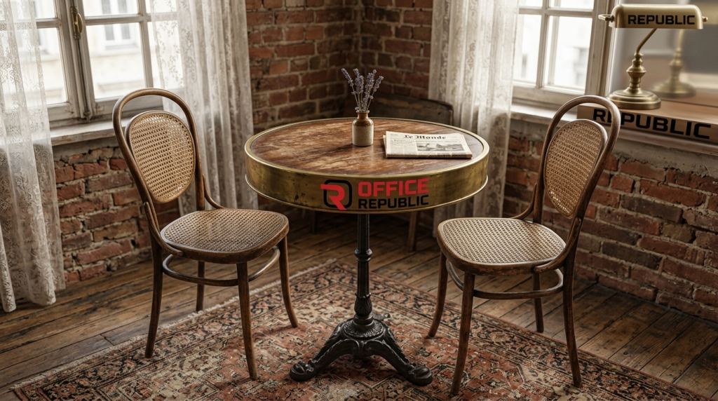 Vintage French Bistro Set Indoor