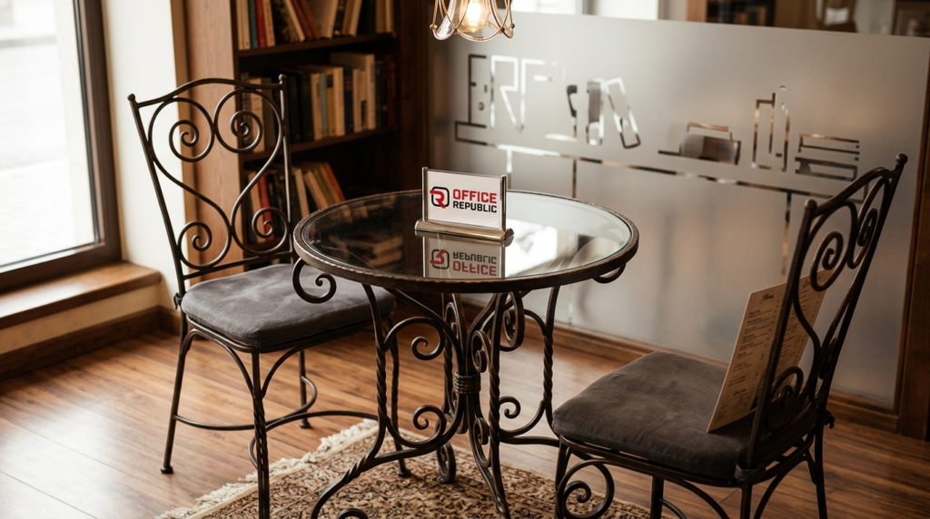 Wrought Iron Indoor Bistro Table