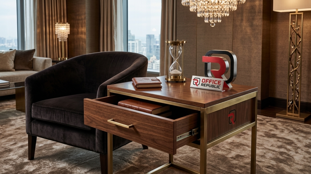 Storage Side Table With Drawer