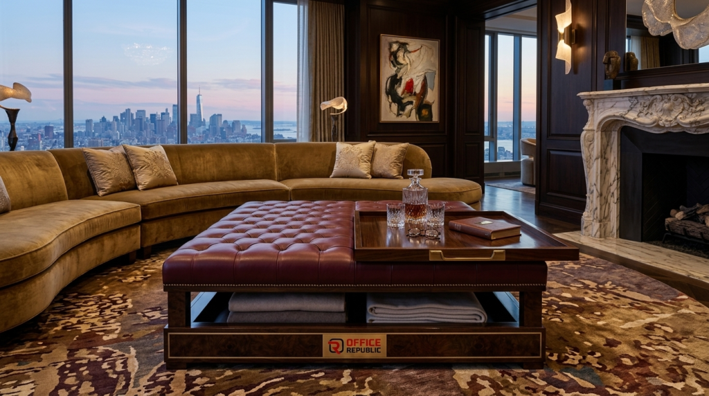 Storage Ottoman Coffee Table