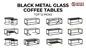 Black Metal Glass Coffee Tables — Top 12 Picks