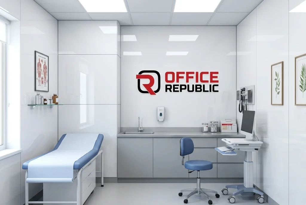 Clinic White Gloss Panel