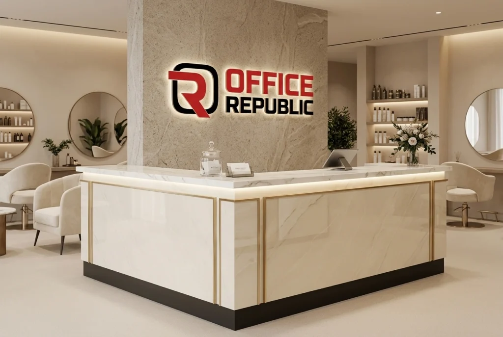 Ivory Reception Counter