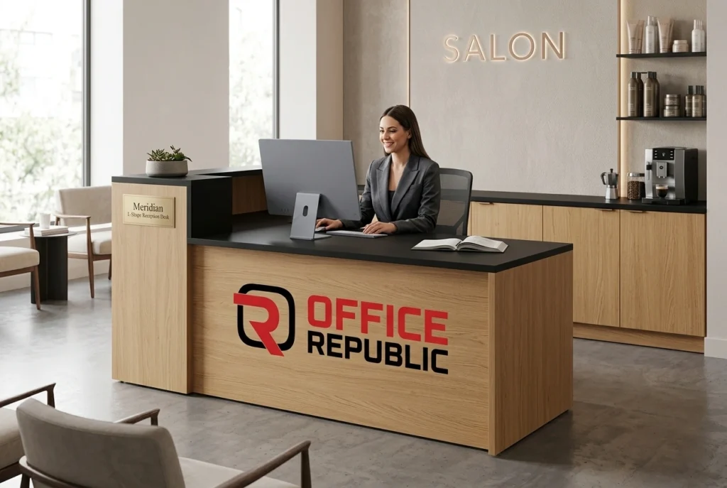 Meridian L-Shape Reception Desk
