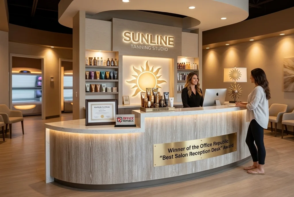 Sunline Tanning Studio Desk