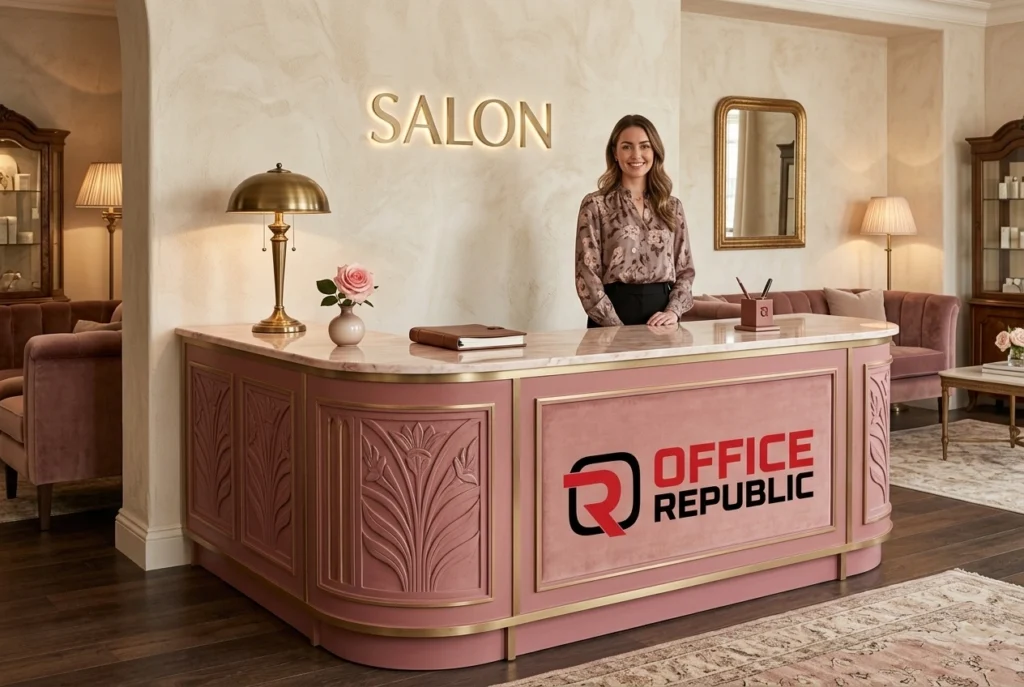 Vintage Rose Reception Desk