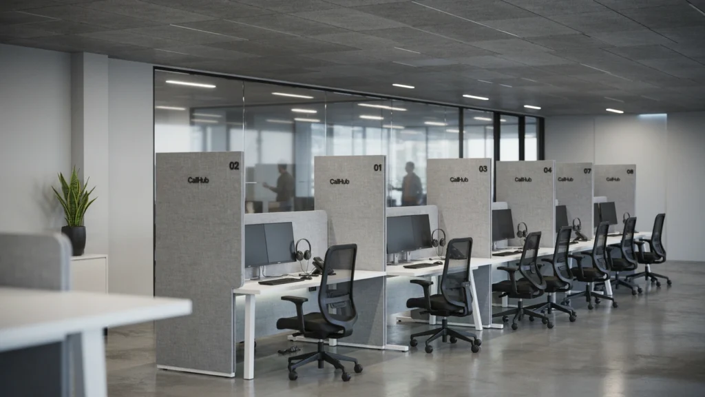 CallHub 8-Seater Call Center Bay