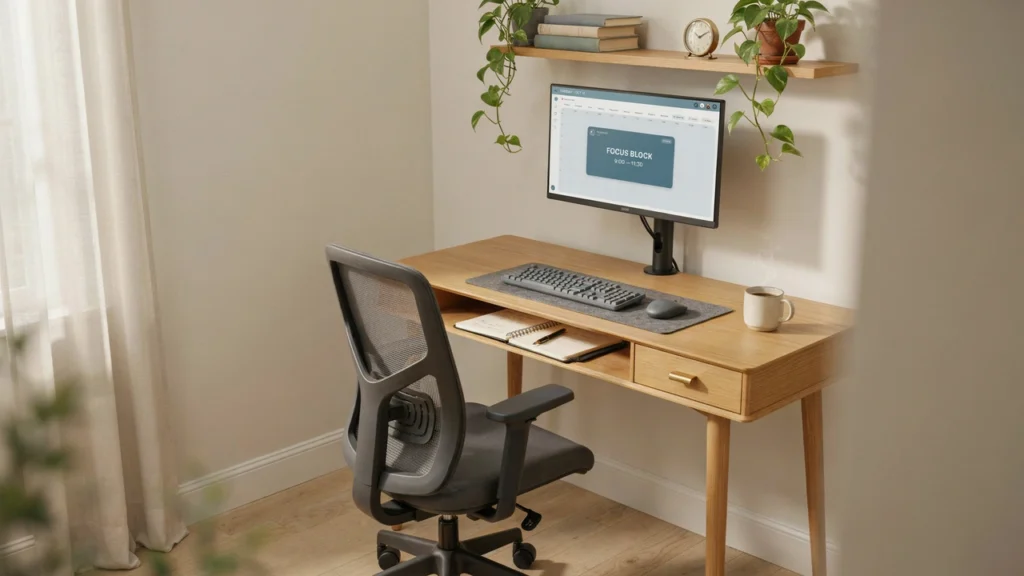 Compact Nook Home Workstation