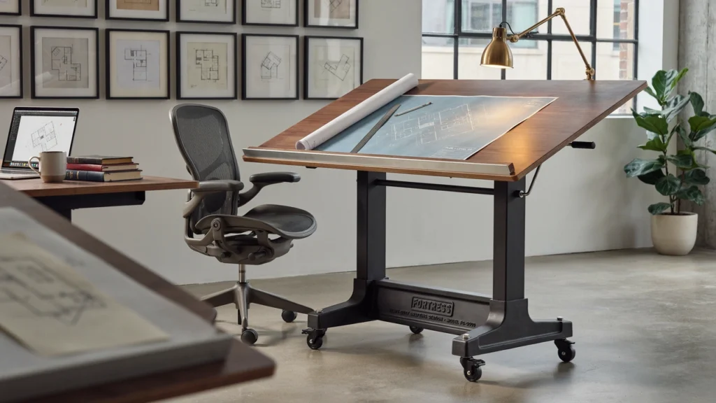 Fortress Heavy-Duty Drafting Station