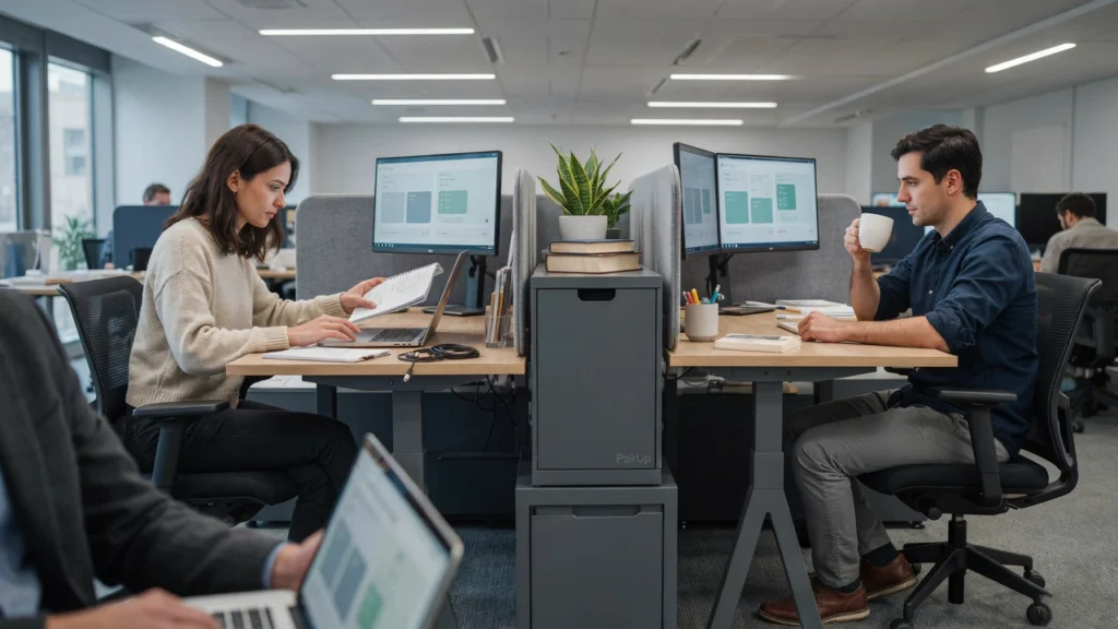 PairUp 2-Person Twin Cubicle